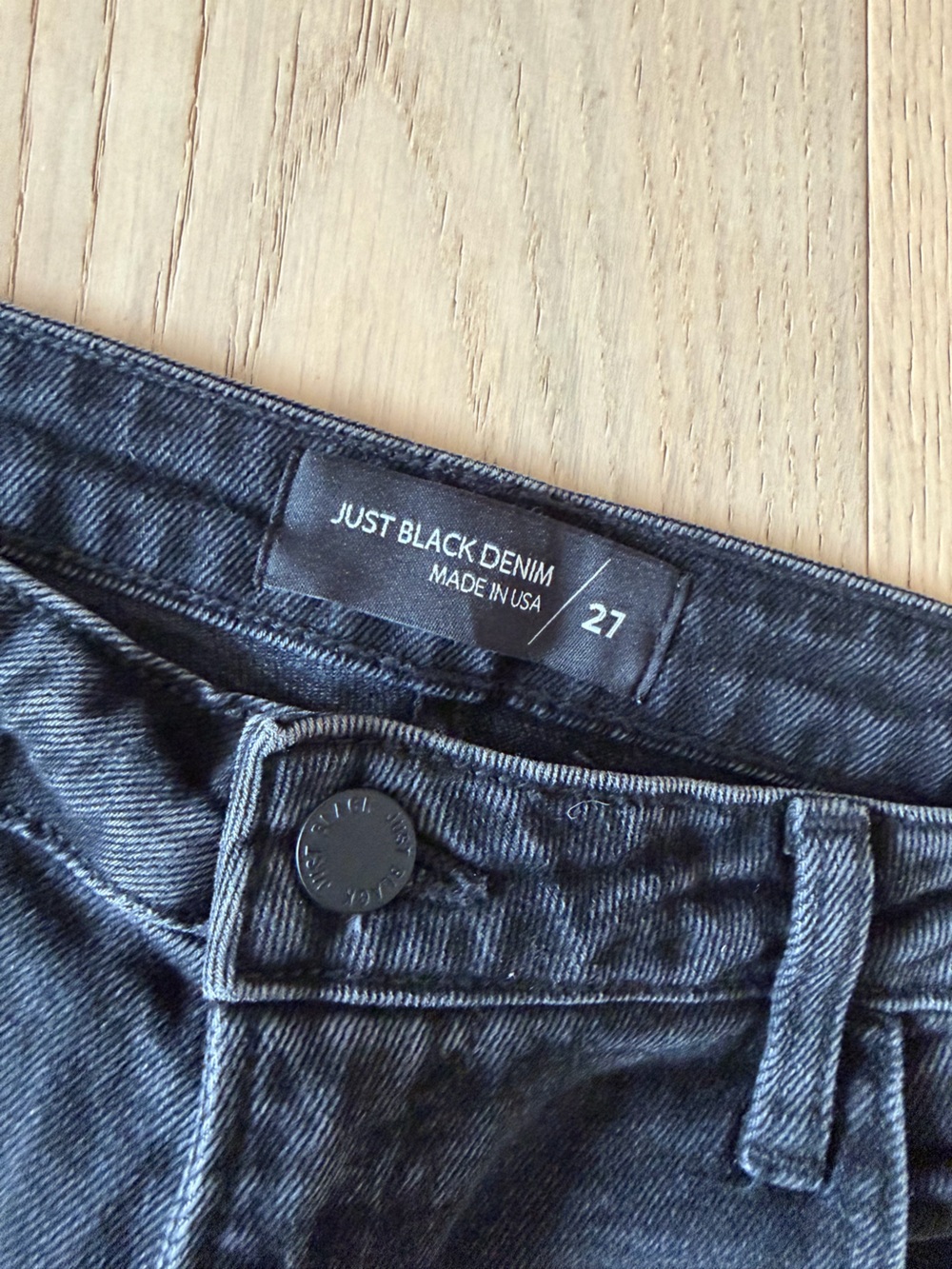 Just Black Denim The Seamed Barrell Jeans Women 27 washed black - Picture 6 of 10